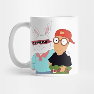 Arthur and Buster Tough Guys Mug